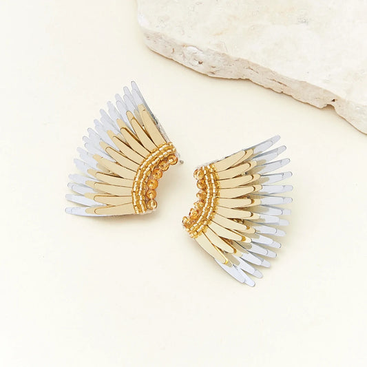 Mignonne Gavigan Gold Multi Mini Madeline Earrings