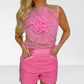 Sheer Flower Top