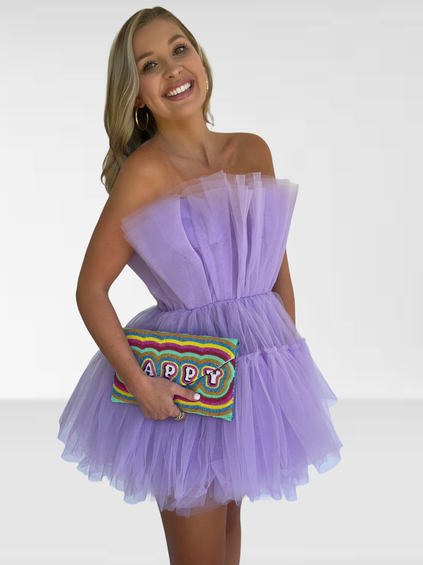 Lilac Mini Party Dress