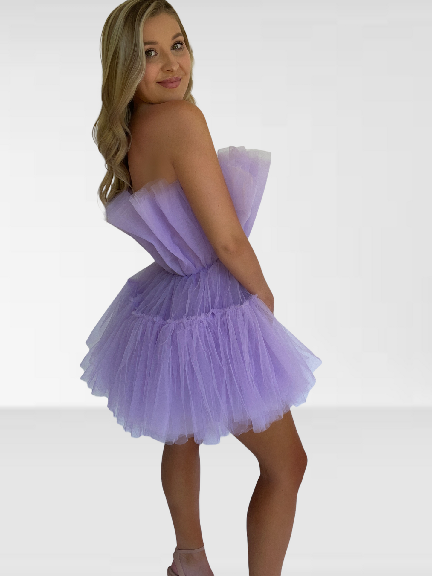 Lilac Mini Party Dress