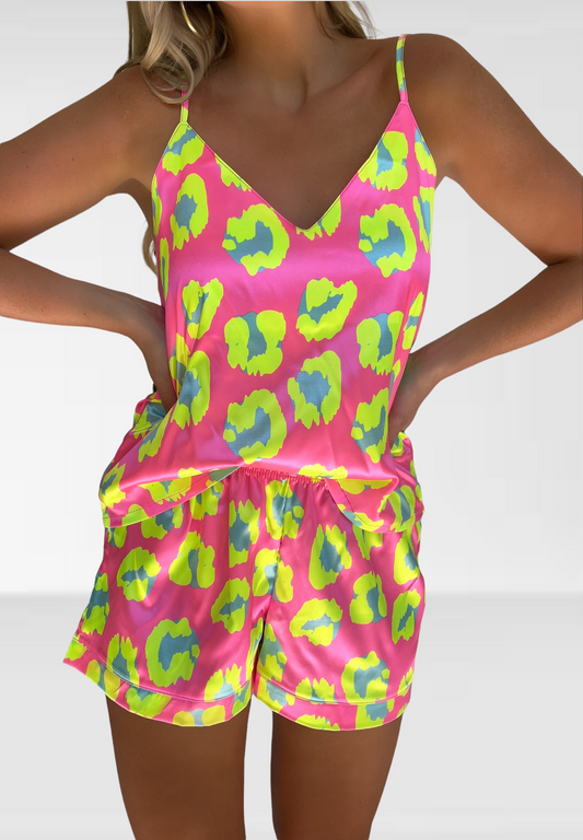 Neon Pajama Set