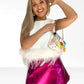 Magenta Metallic Mini Skort