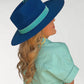 Ocean Blue Stitch Hat